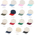 C.C® Beige Two Tone Canvas/Corduroy Snapback Trucker Hat For Unisex