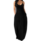 Ofeefan Women'S Maxi Dresses Summer Spaghetti Strap Dress With Pockets