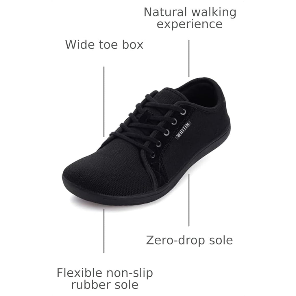 Whitin Men'S Wide Minimalist Barefoot Sneakers | Zero Drop Sole | Optimal Relaxation
