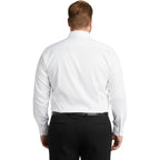 Mens Dress Shirts Long Sleeve Collared Stretch Solid Formal Wedding Dating Business Casual Button Down Shirt Pocket