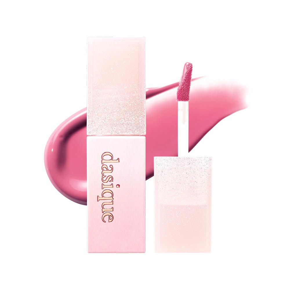 dasique Juicy Dewy Tint (#Berry Mochi) 0.12 oz | Light Application with moisture | Long-wearing Glossy Lip Stain, Non-sticky | Vegan, Cruelty-free | K-beauty