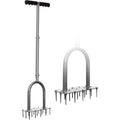 Walensee Manual Lawn Aerator Tool With 15 Iron Spikes, Garden Spike Aerator | Alternative To Aerator Shoes, Patented Grass Aerator Creates Small Holes For Easier Lawn Aeration And Healthier Roots.