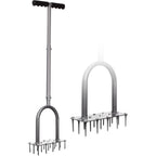 Walensee Manual Lawn Aerator Tool With 15 Iron Spikes, Garden Spike Aerator | Alternative To Aerator Shoes, Patented Grass Aerator Creates Small Holes For Easier Lawn Aeration And Healthier Roots.
