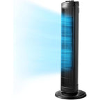 Pelonis 30 Inch Tower Fan For Bedroom, Quiet Oscillating Standing Fan With 3 Speeds, Portable Cooling Fan For Home Office Dorm Room, Auto-Off Timer, Black, Pft28A2Bbb