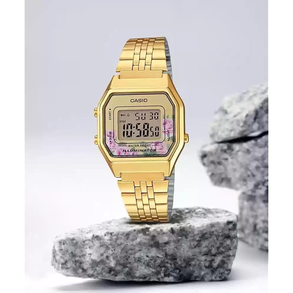 Casio Digital 4549526178559, Gold, 33.5×28.6×8.6Mm, Bracelet