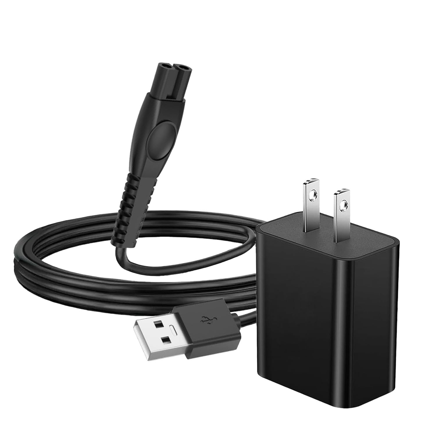 5V 1A Shaver Charger for Philips Norelco 2400 3600 3900 5400 7800 MG5910 MG7910 MG9510 MG9520 Trimmer, Power Cord 5V USB Charging Cable Replacement Philips 3000 5000 7000 9000 Series Razor (3.3FT)