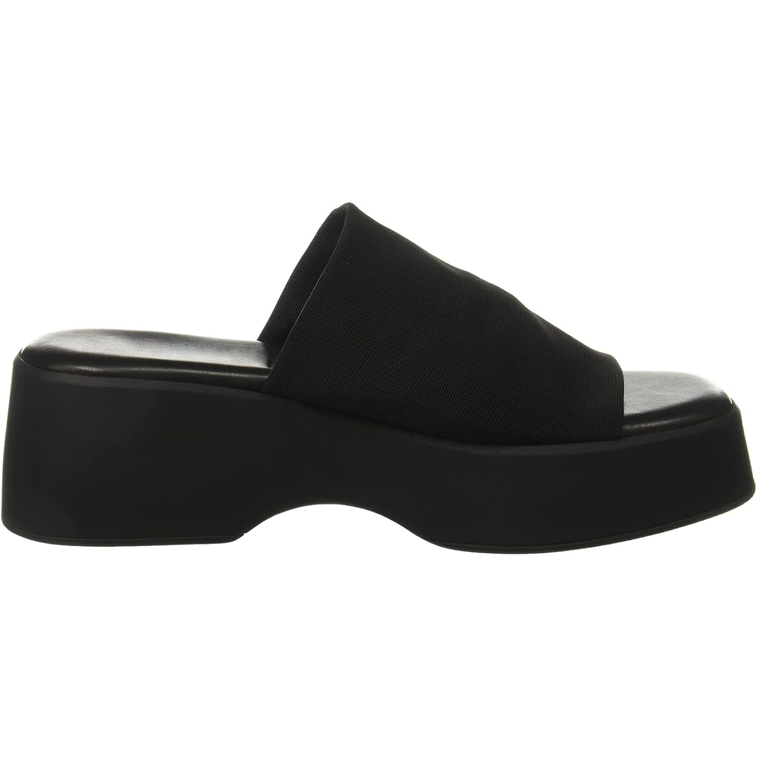 Womens Wedge Siides Sandals Platform Open Toe Slip On Elastic Band Wedges Shoes