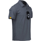 Mens Polo Shirts Short Sleeve Moisture Wicking Golf Polo Athletic Collared Shirt Tennis T-Shirt Tops