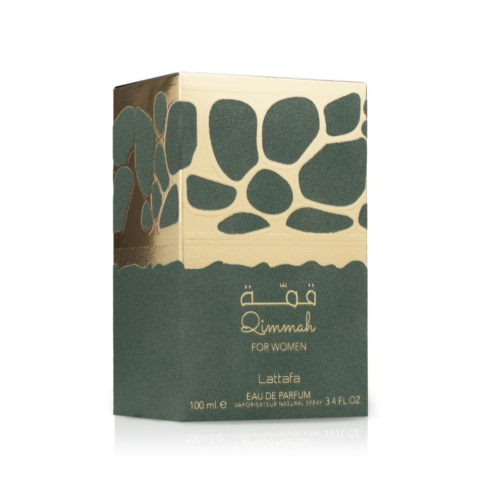 Lattafa Qimmah for Women Eau de Parfum Spray, 3.4 Ounce / 100 ml