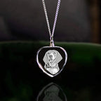 ArtPix 3D Crystal Photo, Personalized Necklace Gift, Custom Mothers Day Gifts for Mom, Women, Wife