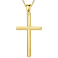 18K Gold Cross Pendant for Women Gold Cross Necklace 18K Gold Jewelry Religious Gift