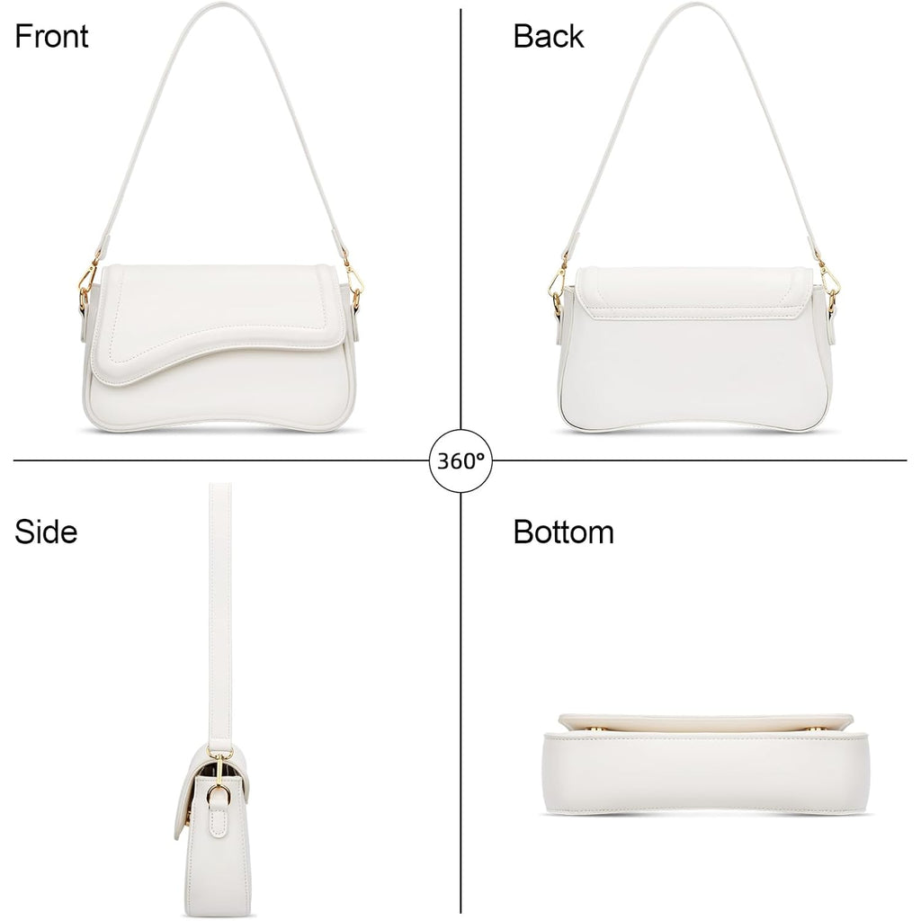 KKXIU Shoulder Bag for Women Small Clutch Purses Cute Hobo Handbag Trendy Underarm Bag