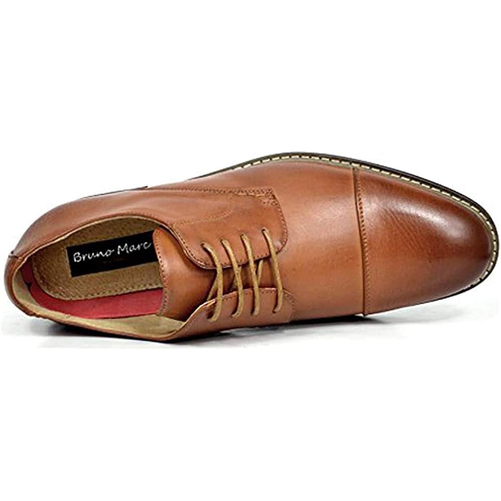 Bruno Marc Moda Italy Prince Men'S Classic Modern Oxford Lace Dress Shoes