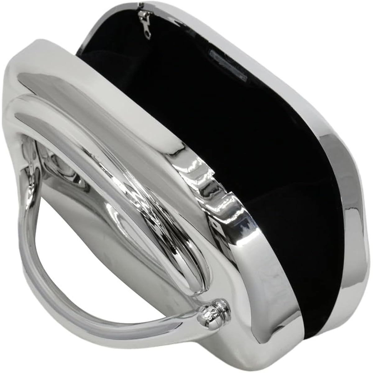 Women Evening Clutch Purse Metal Handle Acrylic Purse Unique Shoulder Bag Causal Handbags for Bride Party Wedding