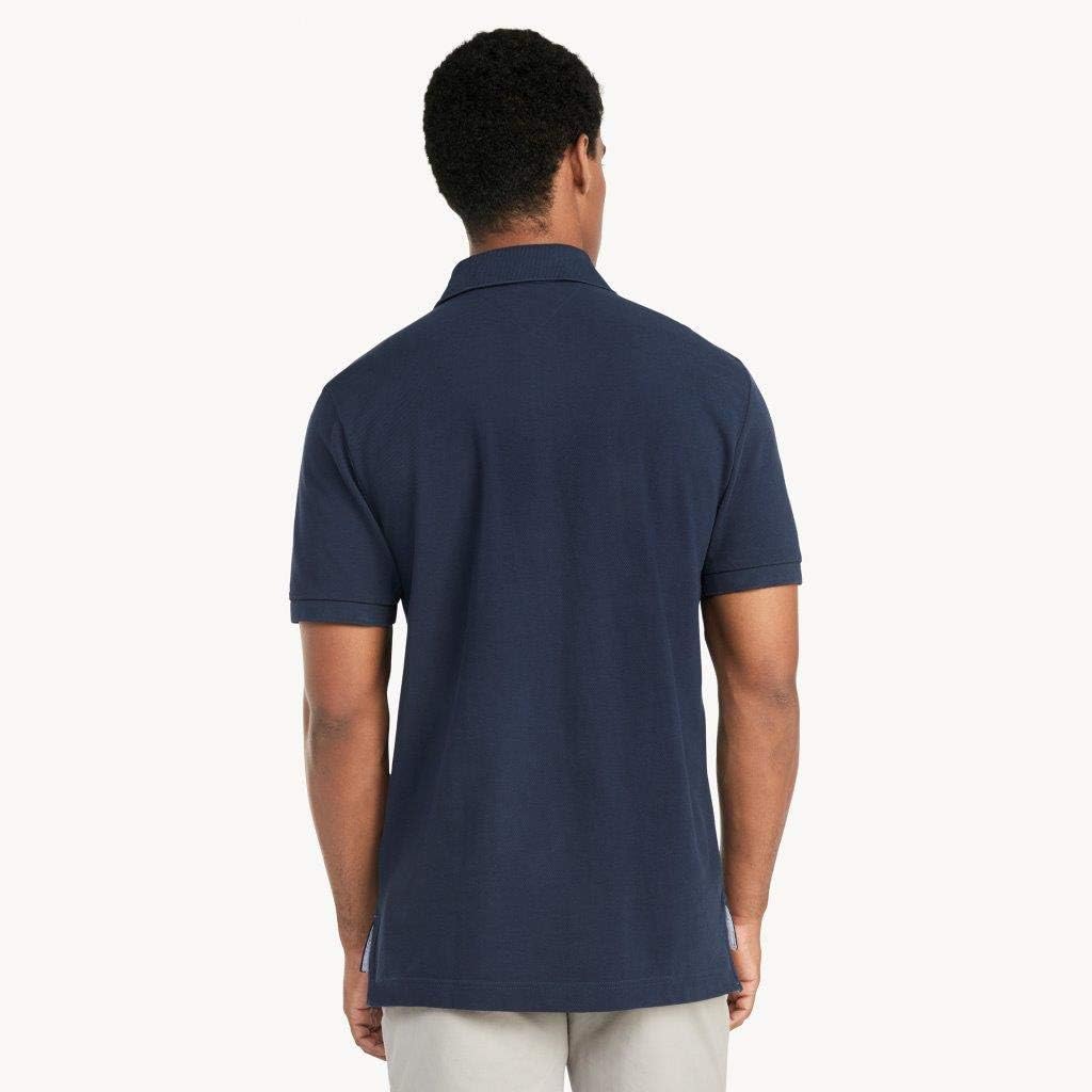 Tommy Hilfiger Men'S Short Sleeve Cotton Pique Polo Shirt In Classic Fit