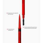 Make Beauty Nano Brow, Micro Eyebrow Pencil. Long-Lasting Smudgeproof Eye Brow Makeup For Hairlike Lines. Precision Liner For Natural-Looking Eyebrows - Shade, Soft Black