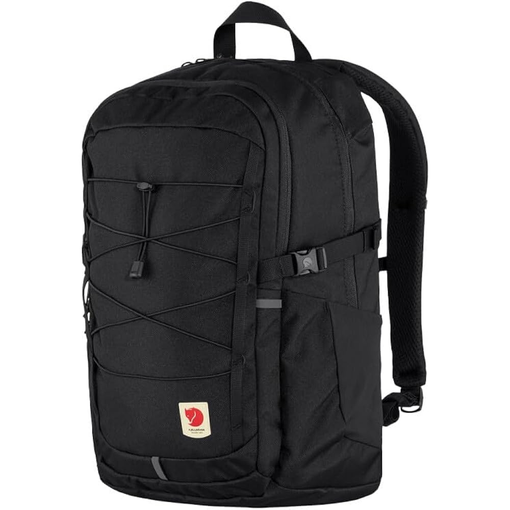Fjällräven Skule 28 Backpack - Spacious Storage, Padded Back Panel, Breathable Design - Travel, Hiking, Black