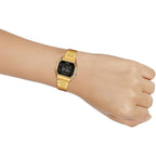 Casio Ladies La680Wga-1B Gold Metal Quartz Watch