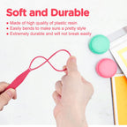 Tsmaddts Hair Braiding Tools, Hair Styling Kit With Topsy Tail Tools And French Braiders For Ponytail
