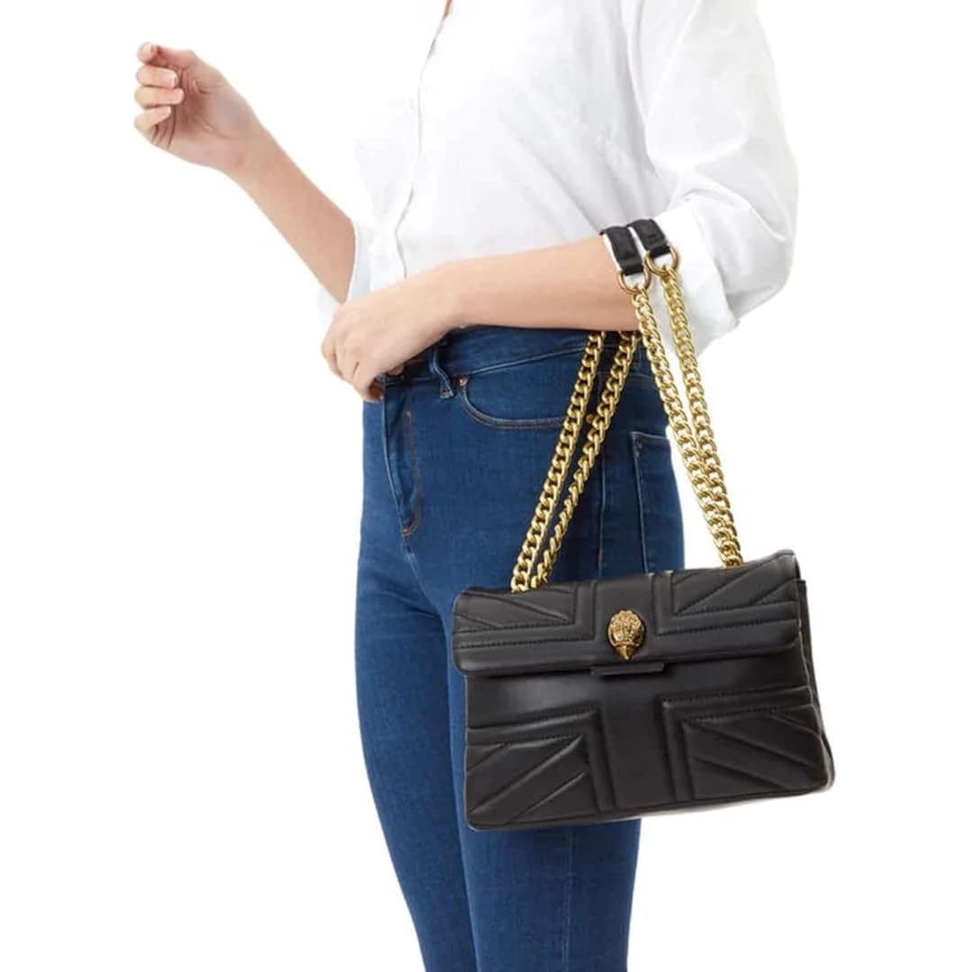 Kurt Geiger London Kensington Medium Quilted Leather Shoulder Bag