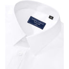 Alimens & Gentle Men'S Dress Shirt Regular Fit Stretch Stain Shield Long Sleeve Solid Business Wedding Button Down Shirts