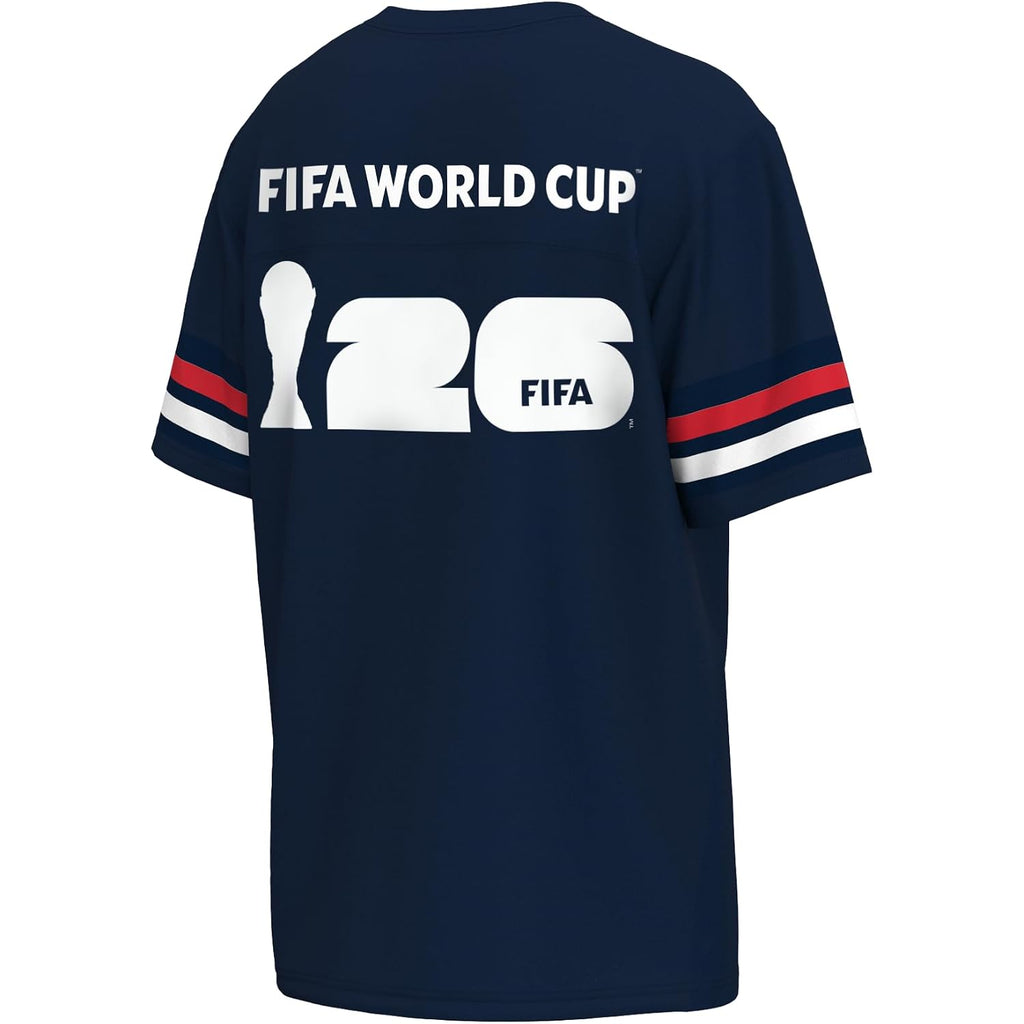 Outerstuff Fifa World Cup 2026 Mens Short Sleeve V-Neck Football Jersey