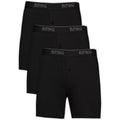 Felina Buffalo Mens Boxers - 3-Pack Cotton Boxers For Men, Boxer Shorts, Mens Underwear Black