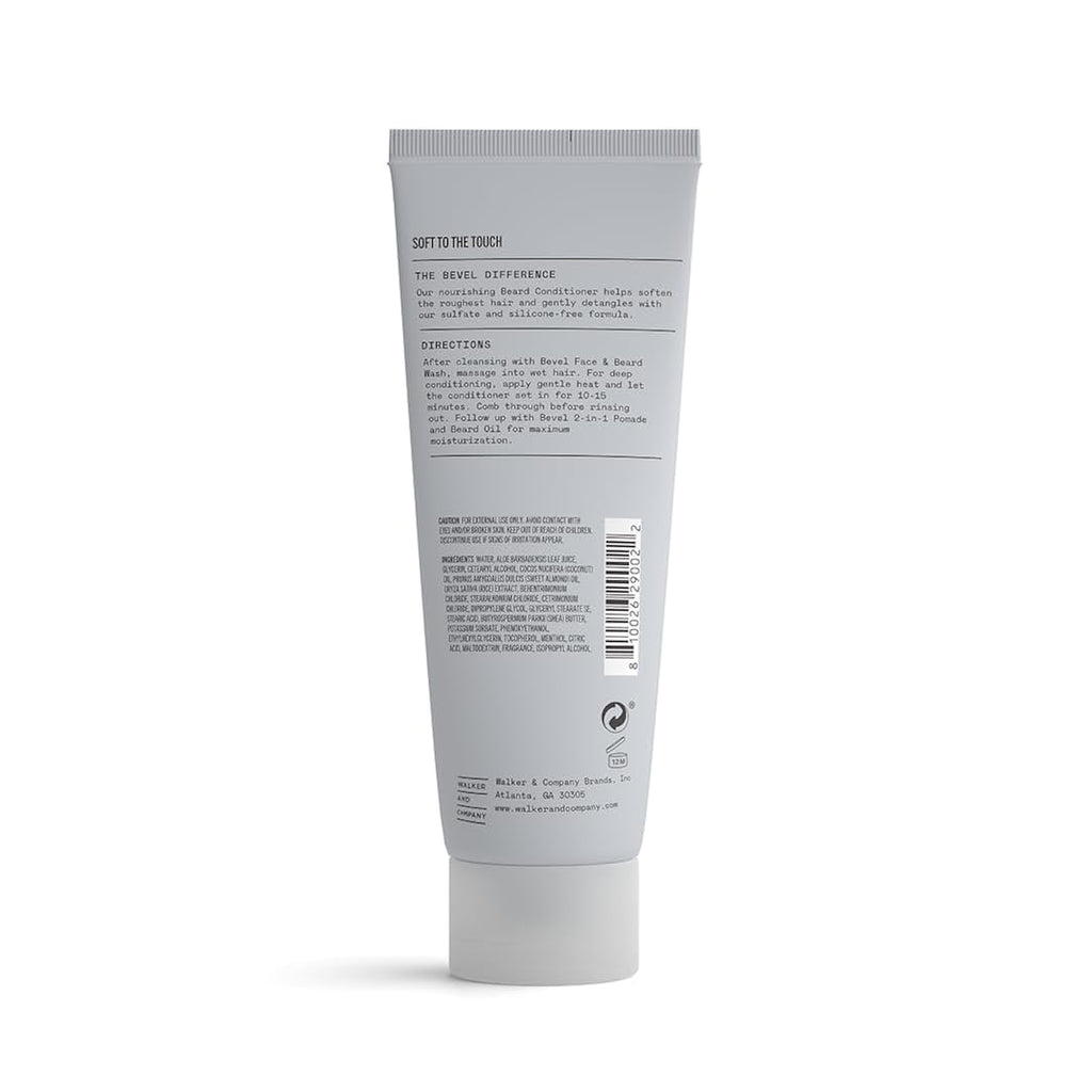 Bevel Beard Conditioner for Men – Nourishing Beard Care Lotion with Coconut Oil, Shea Butter & Aloe Vera to Soften & Strengthen Hair, Helps to Reduce Breakage, 4 Fl Oz