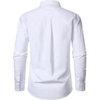 Jemitop Men'S Classic Lightweight Oxford Button Down Collar Shirts Business Casual Long Sleeve Dress Shirt With Pocket