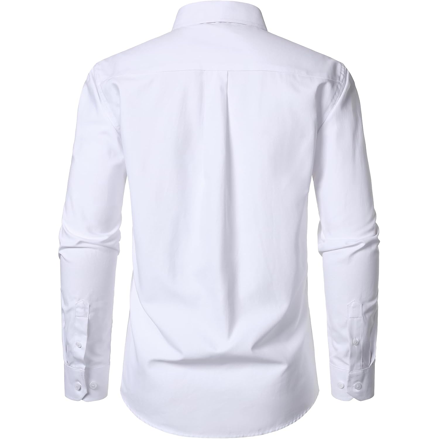 Jemitop Men'S Classic Lightweight Oxford Button Down Collar Shirts Business Casual Long Sleeve Dress Shirt With Pocket
