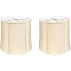 Royal Designs, Inc. Bs-719-14Bg-2 Drum Basic Lamp Shade, 13 X 14 X 14, Beige, 2-Pack