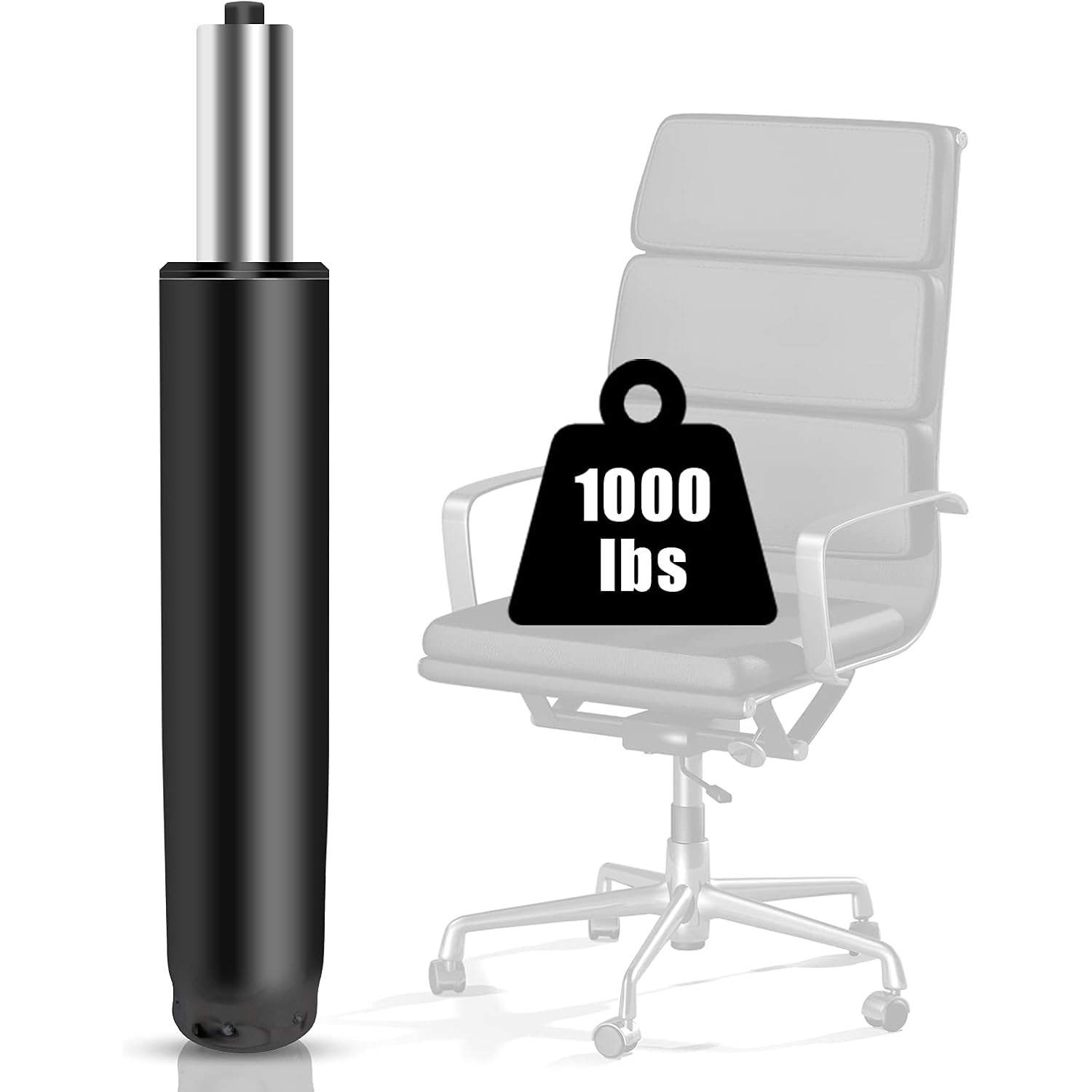 Omyoffice Office Chair Cylinder Replacement,Heavy-Duty Highest End Class 4 Hydraulic Pneumatic Piston, Universal Size Fits Most Chairs
