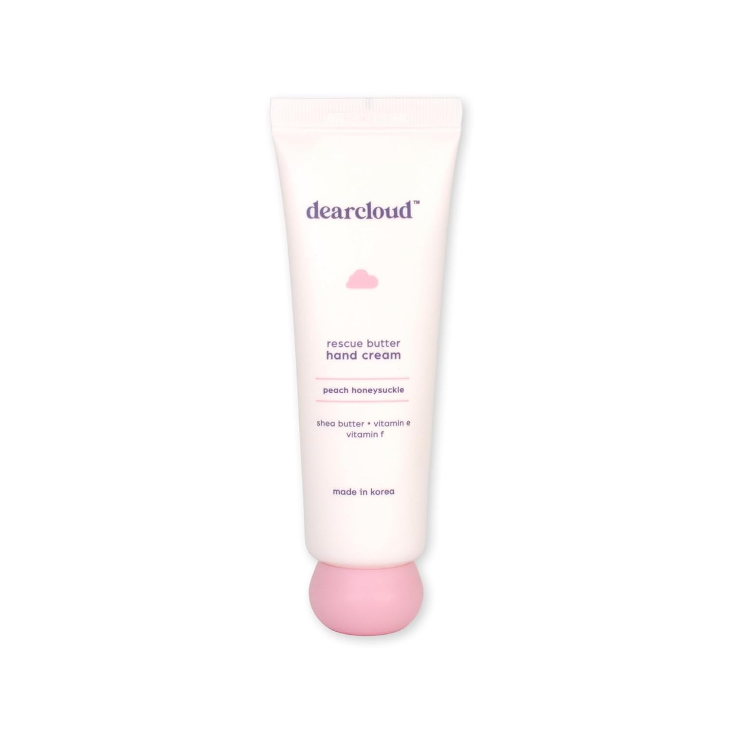 dearcloud Silky Touch Hand Rescue Set - Hand Mask for Dry Cracked Hands + Moisturizing Hand Cream - Self Care Gift Set (Peach Honeysuckle)