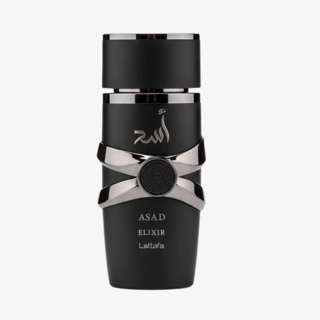Lattafa Asad Elixir – Spicy, Woody, Amber, Warm – Eau de Parfum Spray Long-Lasting Fragrance for Men, 3.4 Ounce / 100 ml