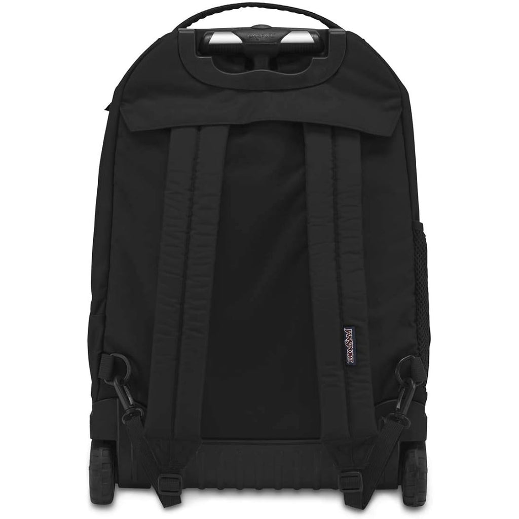 Jansport Driver 8 Rolling Backpack - Wheeled Travel Bag With 15-Inch Laptop Sleeve, One Size, Black