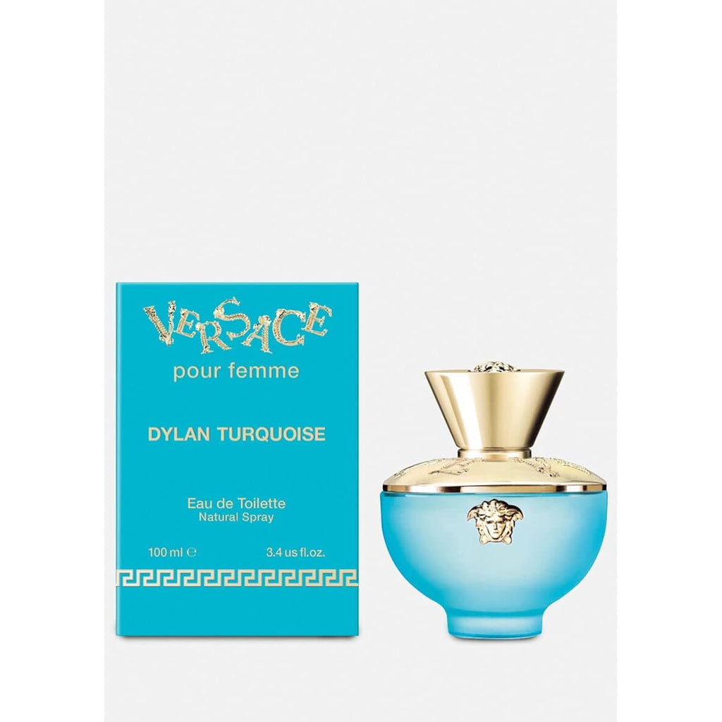 Versace Dylan Turquoise Pour Femme 3.4 Oz Eau De Toilette Spay