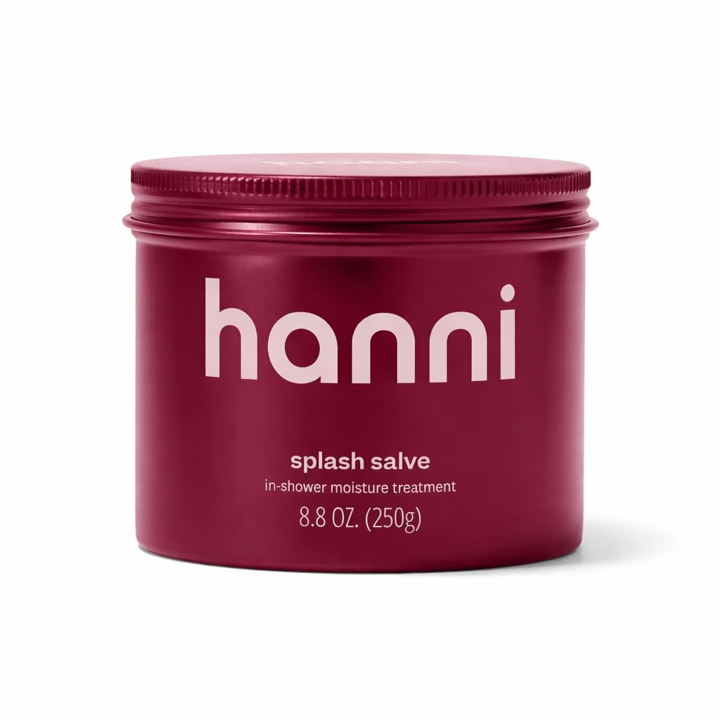 Hanni Splash Salve In-Shower Moisture Treatment For Dry Skin, Hydrating Body Moisturizer With Shea Butter, Coconut Oil & Jojoba, 250 Ml / 8.8 Oz
