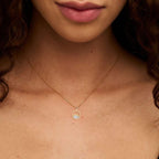 VZBarn Dainty Gold Plated Stainless Steel Faith Necklace for Women Tiny Move Mountains Charm Choker Christian Jewelry Gift