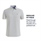 Tommy Hilfiger Men'S Short Sleeve Moisture Wicking Stretch Polo Shirt With Quick Dry + Uv Protection