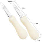 Nonley Oyster Shucking Knife, 2 Pack Oyster Knife Shucker Set With Professional Grade Cut Resistant Gloves, Stainless Steel Seafood Opener Tools