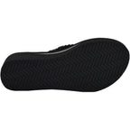 Malida Womens Wedge Arch Support Flip Flops Cushion Soft Rubber Midsole Platform Thong Sandals With Rubber Sole