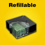 D-Con Refillable Corner Fit Mouse Bait Station, 1 Trap + 18 Bait Refills