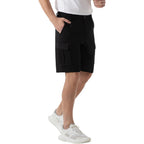 Six Islands Men'S Cargo Shorts 9" Inseam Elastic Waistband Casual Relaxed Fit Work Shorts With 6 Pockets