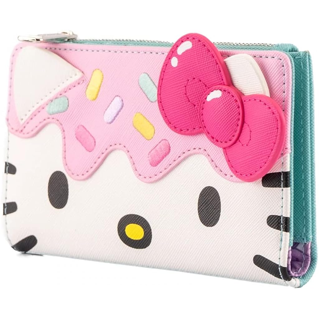 Loungefly Sanrio Hello Kitty Cupcake Faux Leather Flap Wallet