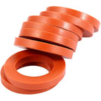 Garden Hose Washer Heavy Duty Rubber Washer, Fit All Standard 3/4" Garden Hose Fittings (40 Pieces)(Red)
