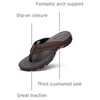 Gubarun Mens Sport Flip Flops Comfort Casual Thong Sandals Outdoor