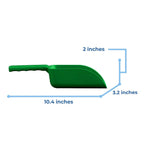 Vikan Remco 63002 Color-Coded Plastic Hand Scoop - Bpa-Free Food-Safe Kitchen Utensils, Restaurant And Food Service Supplies, 16 Oz, Green