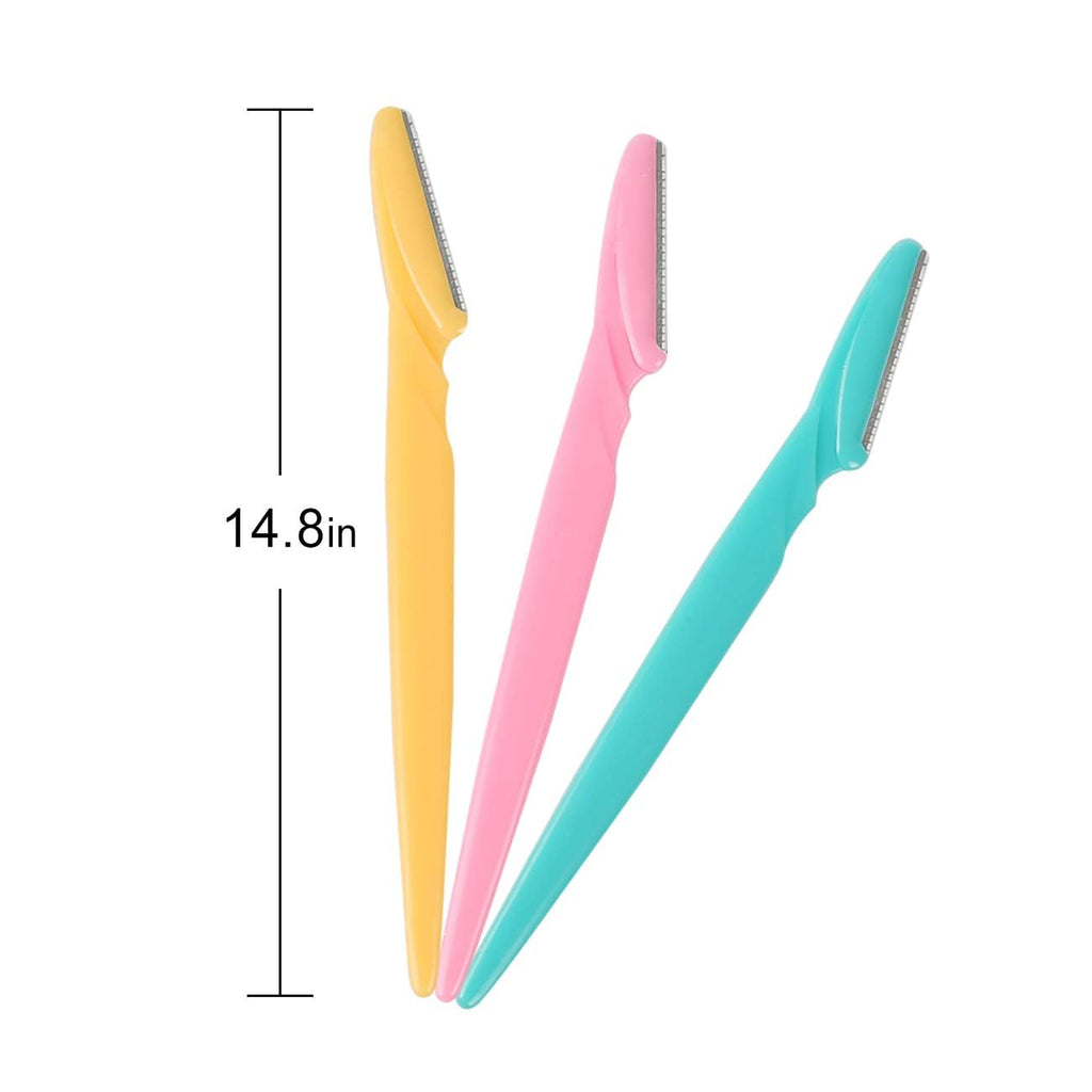 40pcs Eyebrow Razor for Women, Face Shaver Kit Dermaplaning Tool for Peach Fuzz Removal, Stainless Steel Blades with Protective Covers | Eyebrow Trimmer, Facial Hair Removal