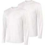 Hanes Sport Men'S Long-Sleeve T-Shirt Pack, Cool Dri Moisture-Wicking Performance T-Shirts, Performance Tee, 2-Pack
