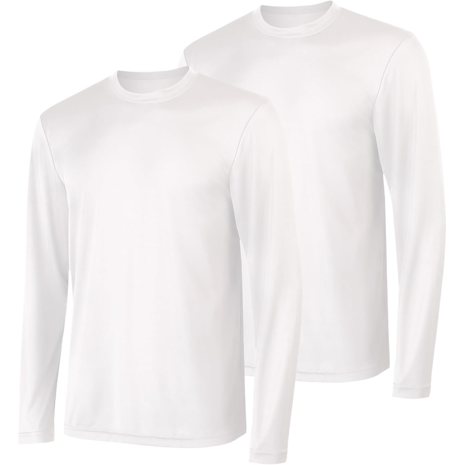 Hanes Sport Men'S Long-Sleeve T-Shirt Pack, Cool Dri Moisture-Wicking Performance T-Shirts, Performance Tee, 2-Pack